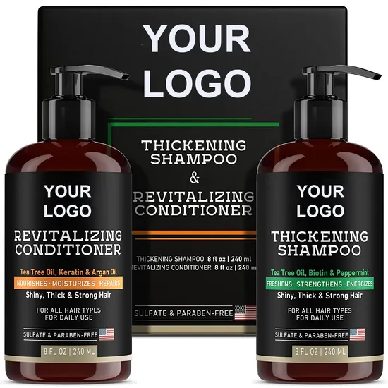 Beauty Cosmetics Skin Care Men′s Shampoo and Conditioner Hair Care Thickening Revitalizing 