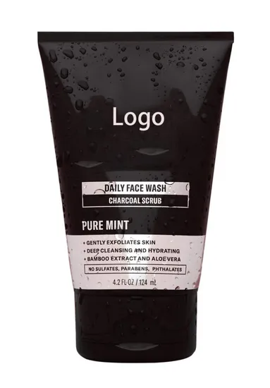 Private Label Oil Control Refreshing Brightening Facial Cleanser for Men 