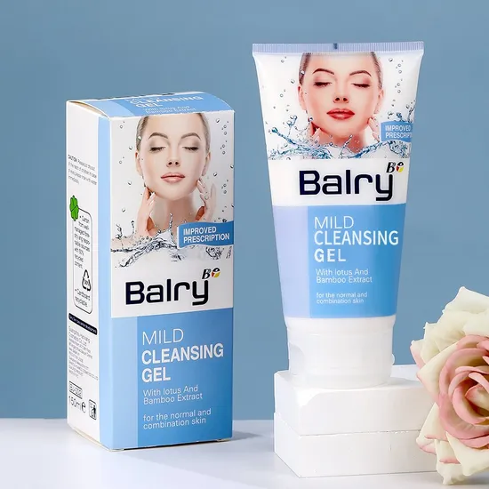 Balry Bamboo & Lotus Foaming Face Wash Skin Care Moisturizing Gentle Cleansing Facial Cleanser 