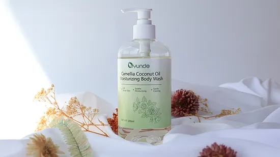 Amino Acid Gentle Cleansing Camellia Floral Coconut Oil Tender Body Wash 
