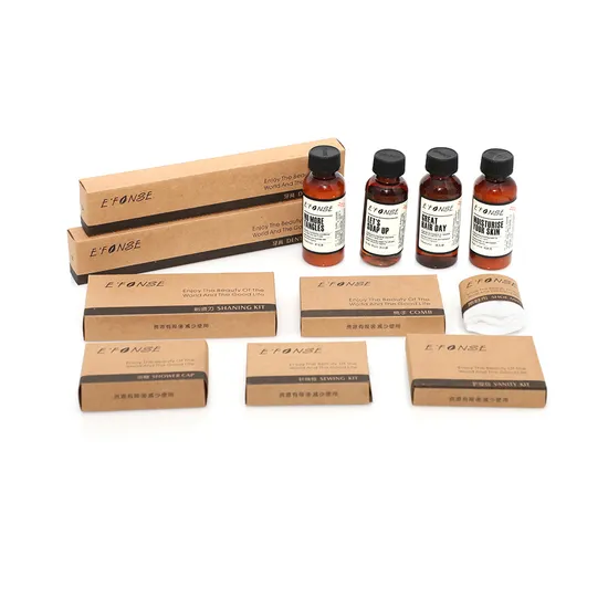 Custom Logo Mini Disposable Hotel Travel Shower Gel Shampoo and Conditioner Manufacturer 